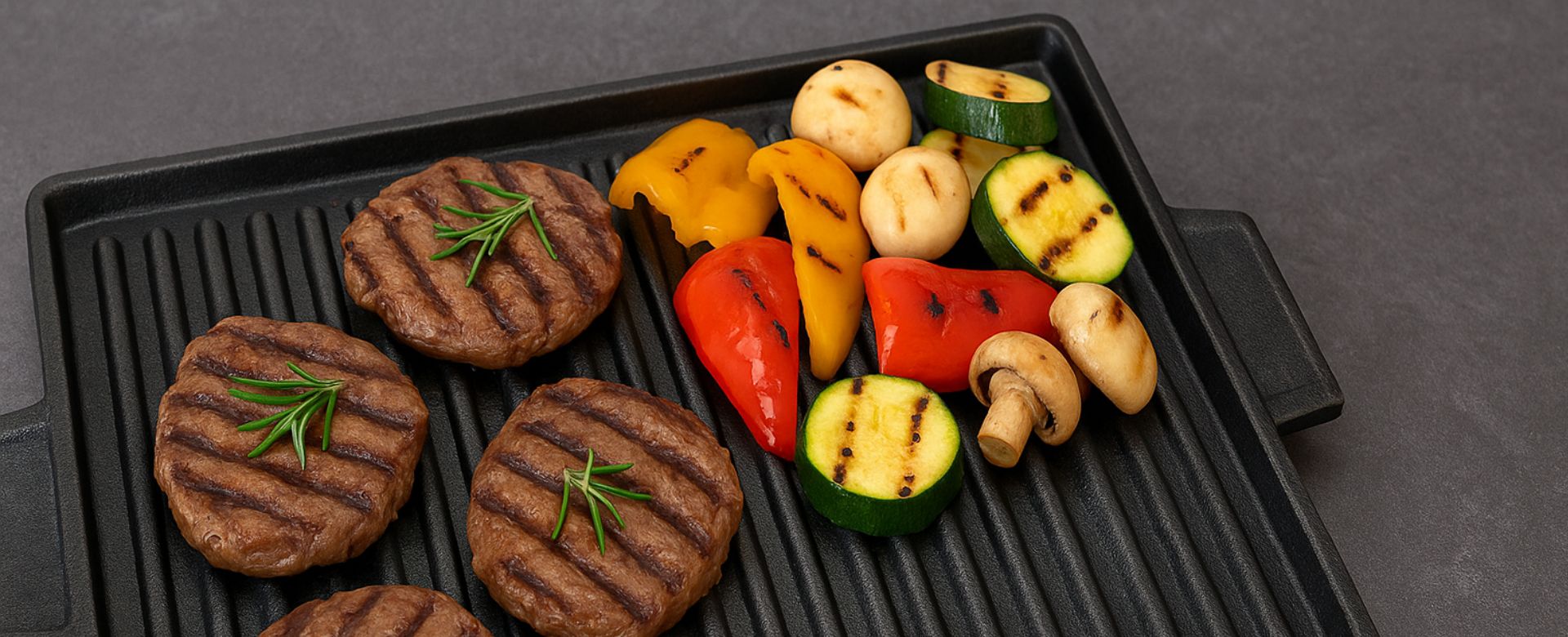 Żeliwna płyta grillowa do gotowania